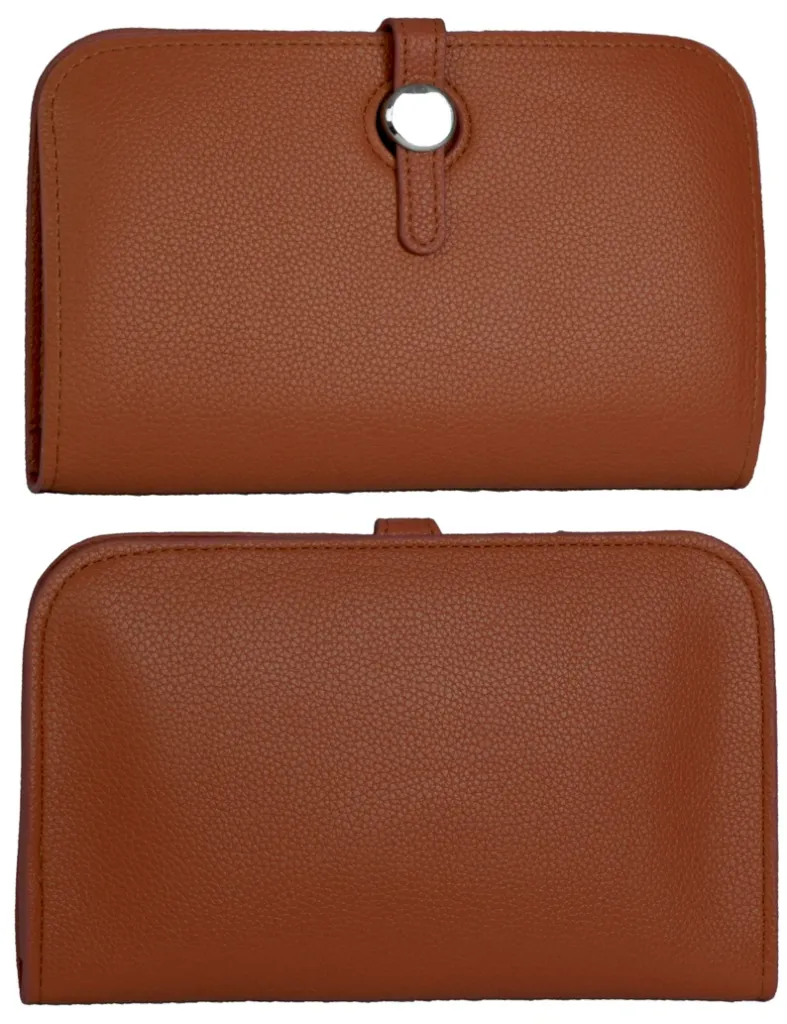 PLUSHH Women’s Luxury Leather-Look Wallet - 18 cm Organizer / محفظة نسائية فاخرة من PLUSHH بتصميم جلدي أنيق وحجم 18 سم